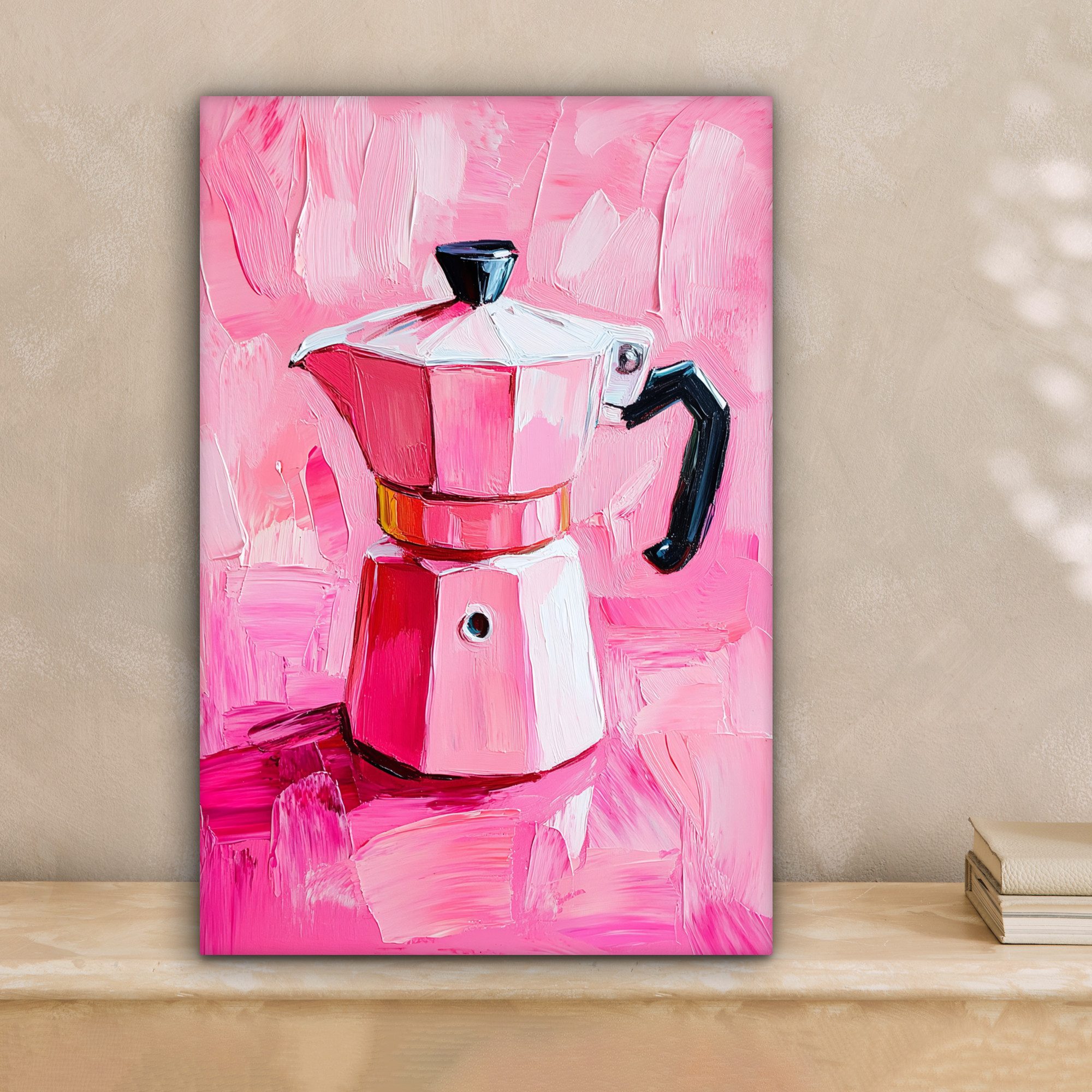 OneMillionCanvasses® Leinwandbild Rosa - Farbe - günstig online kaufen