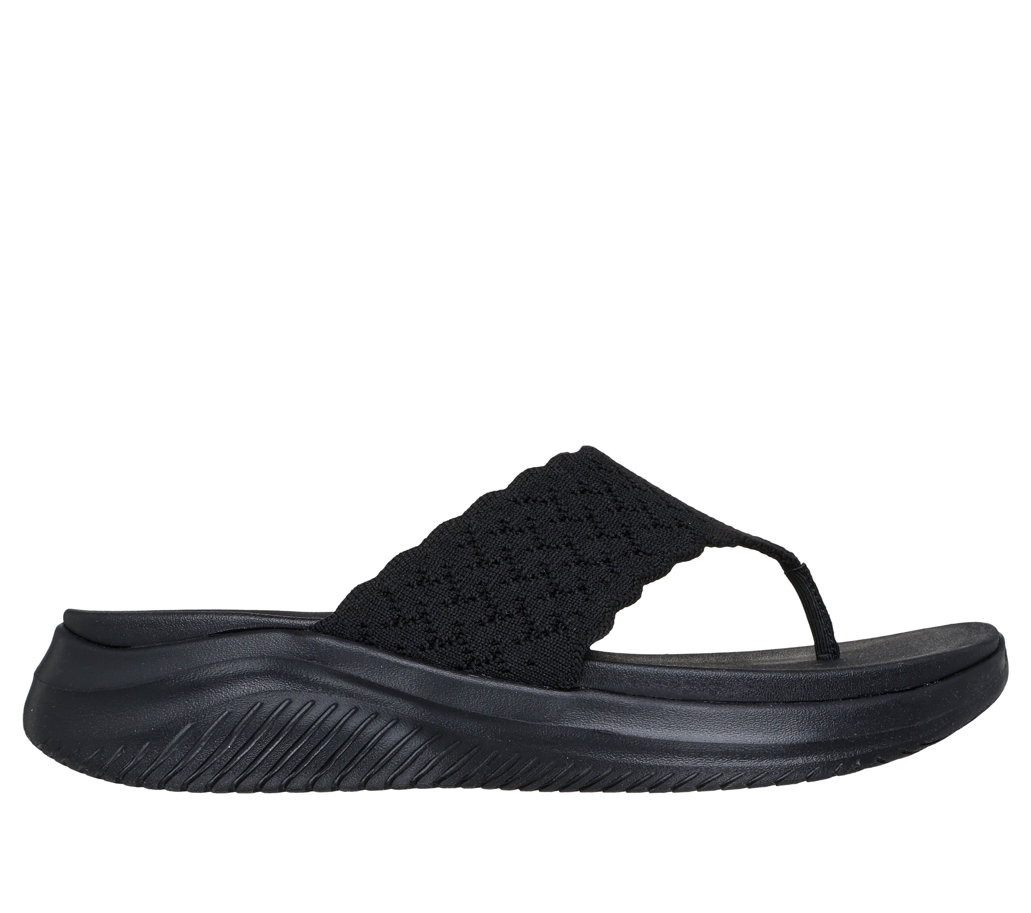 Skechers ULTRA FLEX 3.0 SANDAL-RHYTHM WAVES Zehentrenner Sommerschuh, Strandschuh, Urlaubsschuh mit Yoga Foam