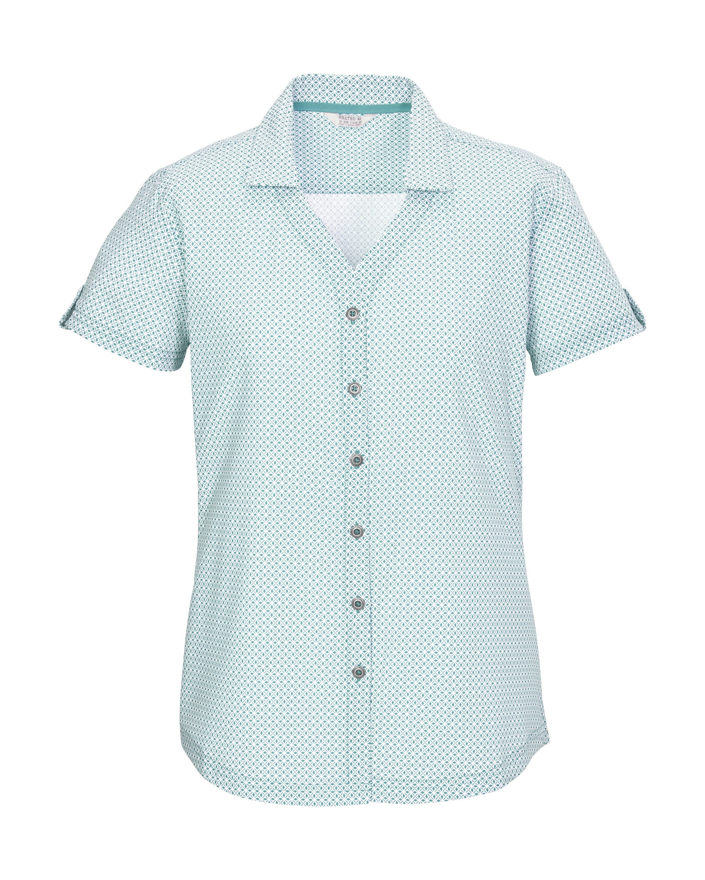 Killtec Funktionshemd KOS 46 WMN WVN SHRT Schnelltrocknende Funktionsbluse mit Stretch und All Over-Print
