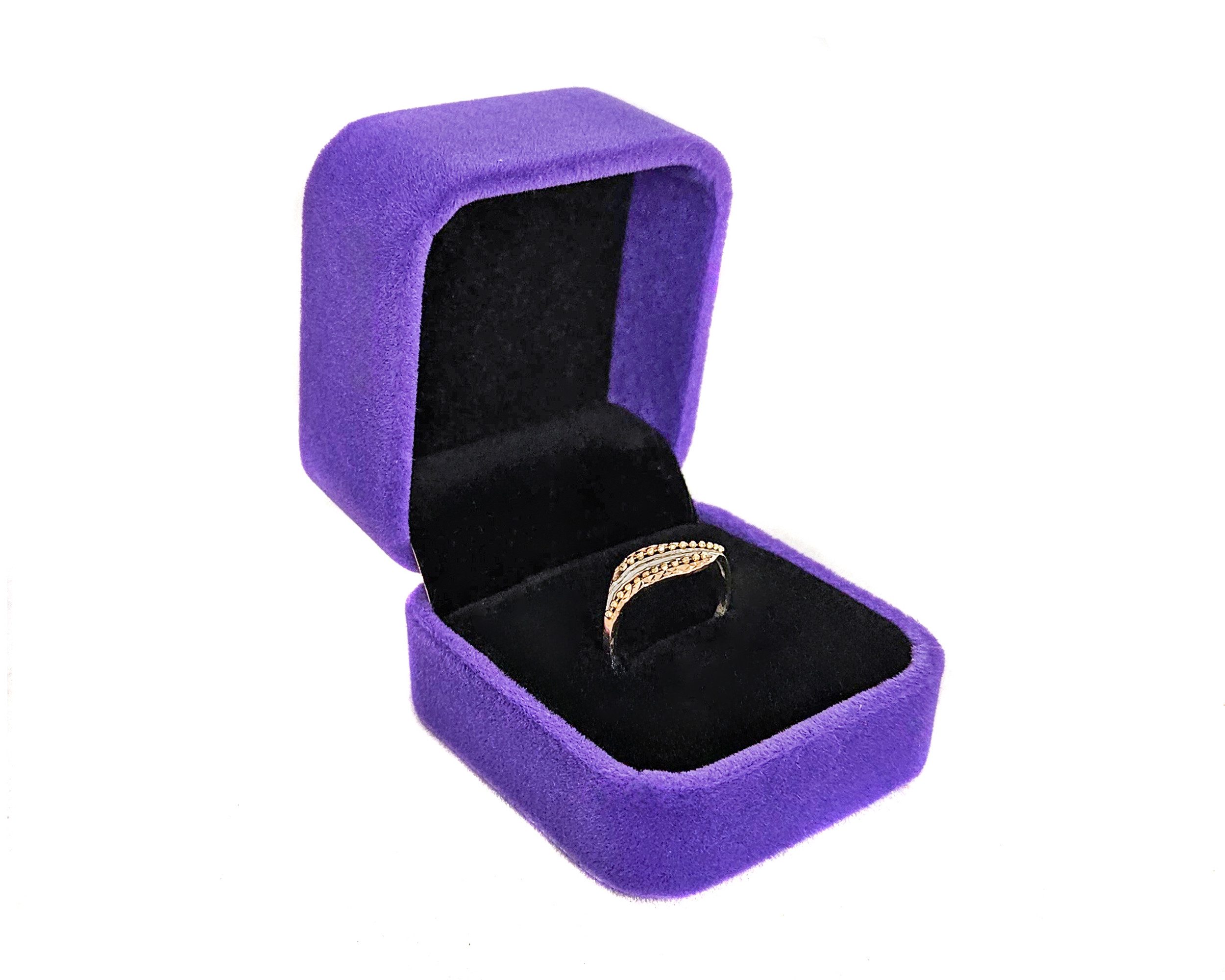 Yudu Aufbewahrungsbox Schmuckschachtel Ringetuis Ringbox Verpackung Geschenkbox