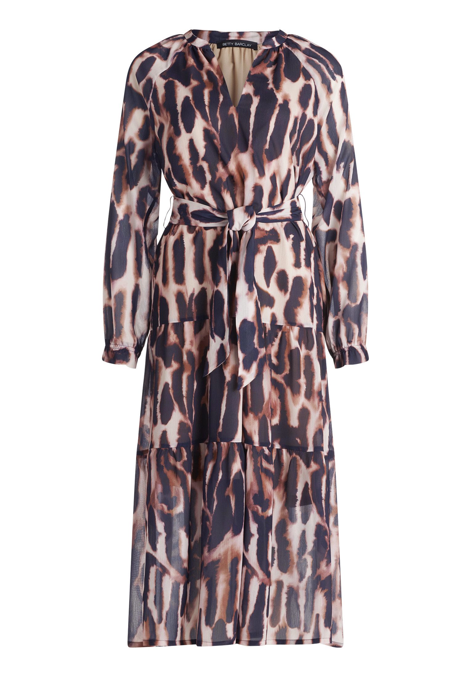 Betty Barclay Sommerkleid Damen Stufenkleid langarm günstig online kaufen