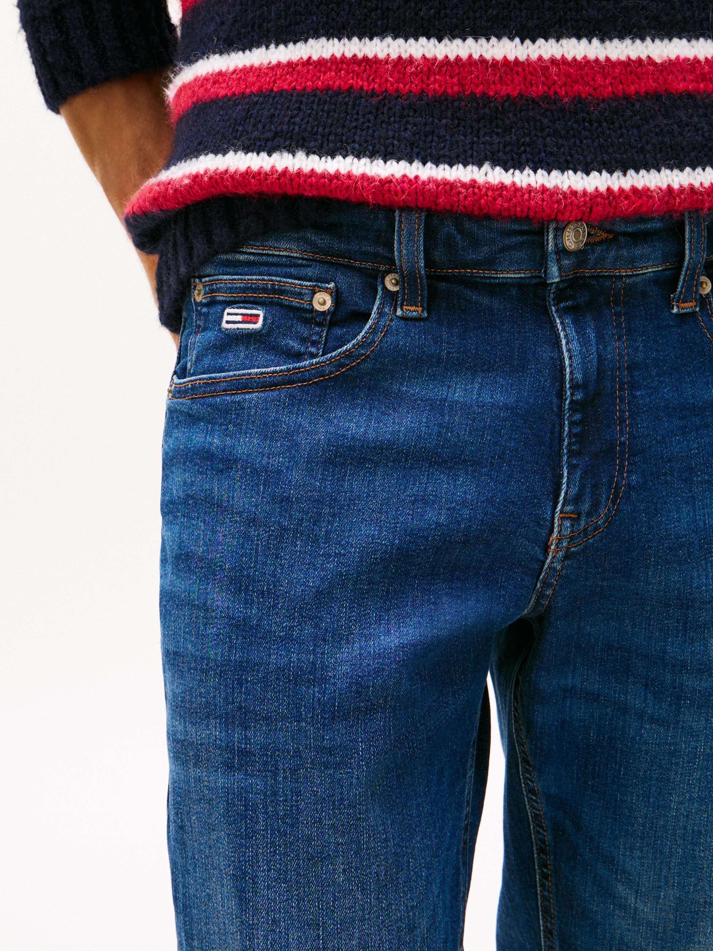 Tommy Jeans Slim-fit-Jeans Scanton Slim mit mittlerer Leibhöhe, 5-Pocket-Design