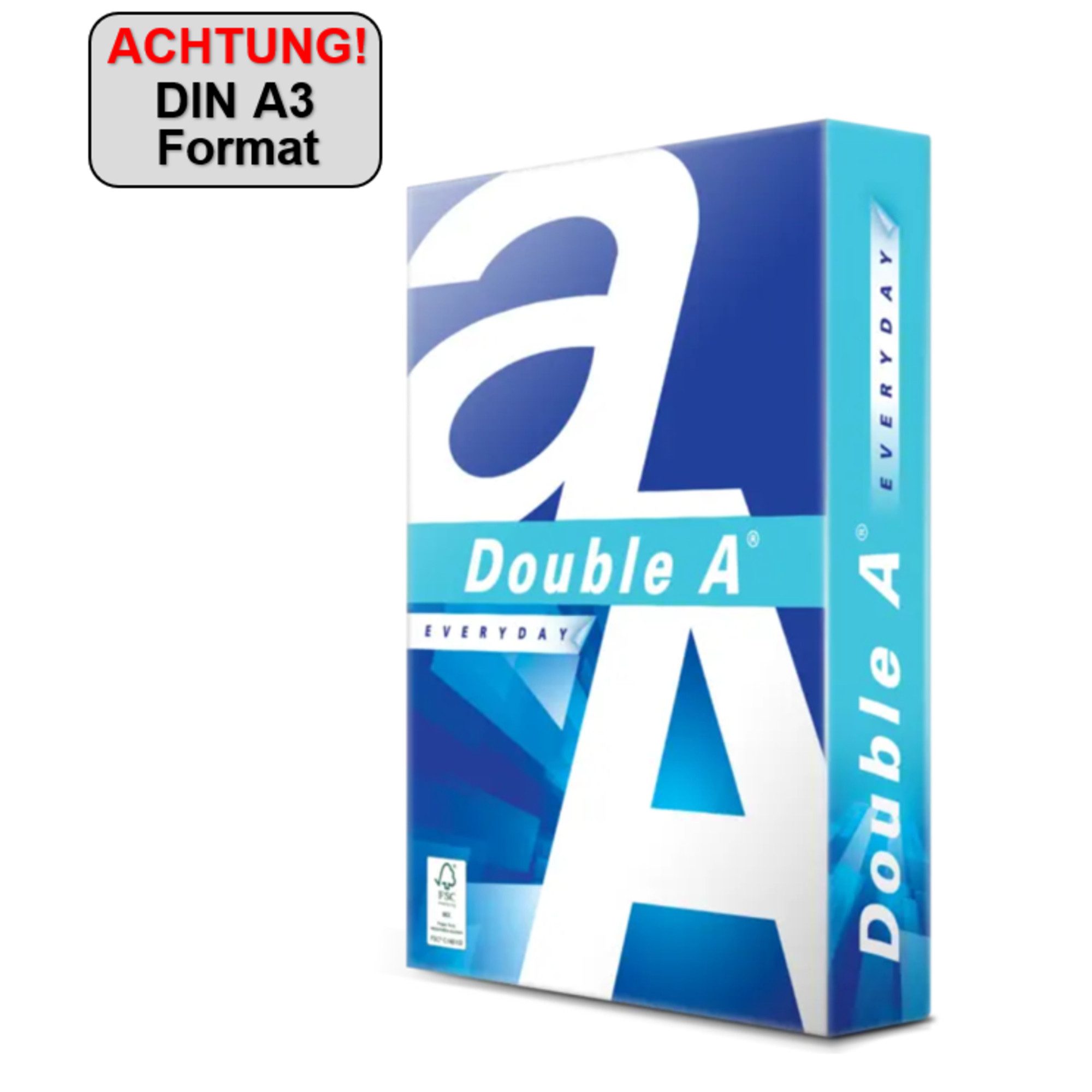 DOUBLE A Kopierpapier Kopierpapier Everyday S127077 A3 70g 500 Blatt