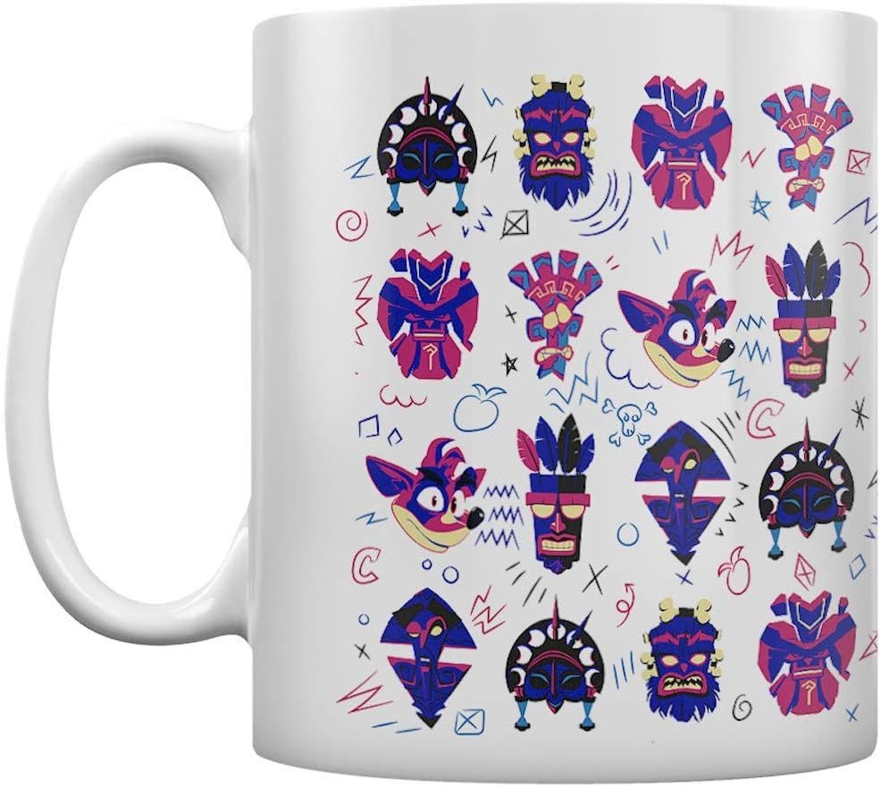 Pyramid International Tasse Crash Bandicoot 4 Tasse Mask Off, 1-tlg., Qualitativ hochwertige Tasse