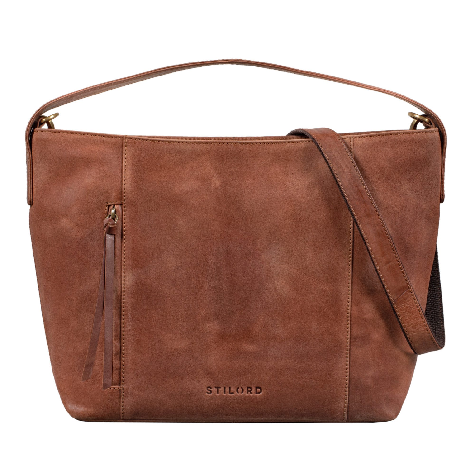 STILORD Handtasche "Marilyn" Shopper Damen Groß Leder Handtasche