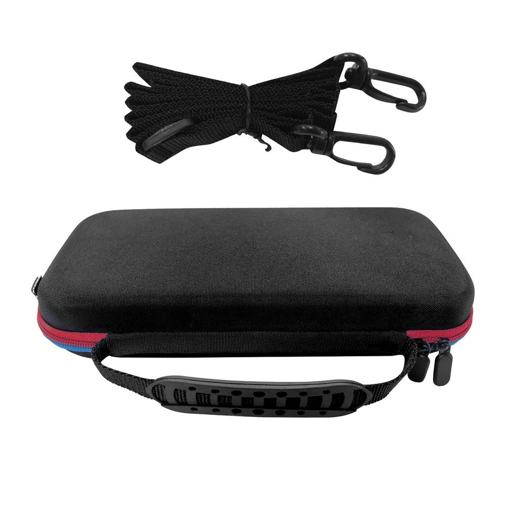 Hurtel Spielekonsolen-Tasche Hartschalenetui Konsolentasche Transporthülle (Spar-Set, 1-tlg., 30 x 15 x 6 cm stoßfest), Hartschale, stoßfest, Schultergurt, Tragegriff