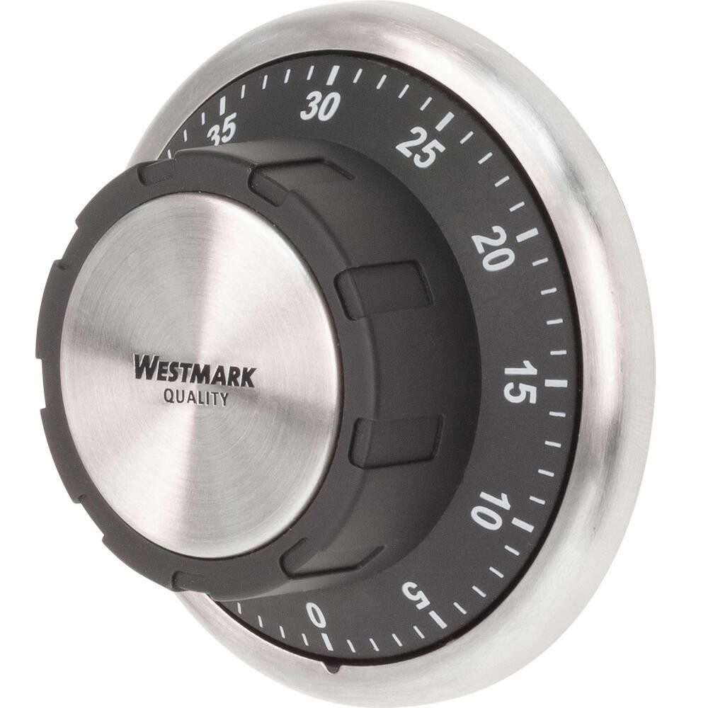 WESTMARK Eieruhr mechanisch, magnetisch, 1-60 Minuten, Edelstahl/Kunststoff, Redondo