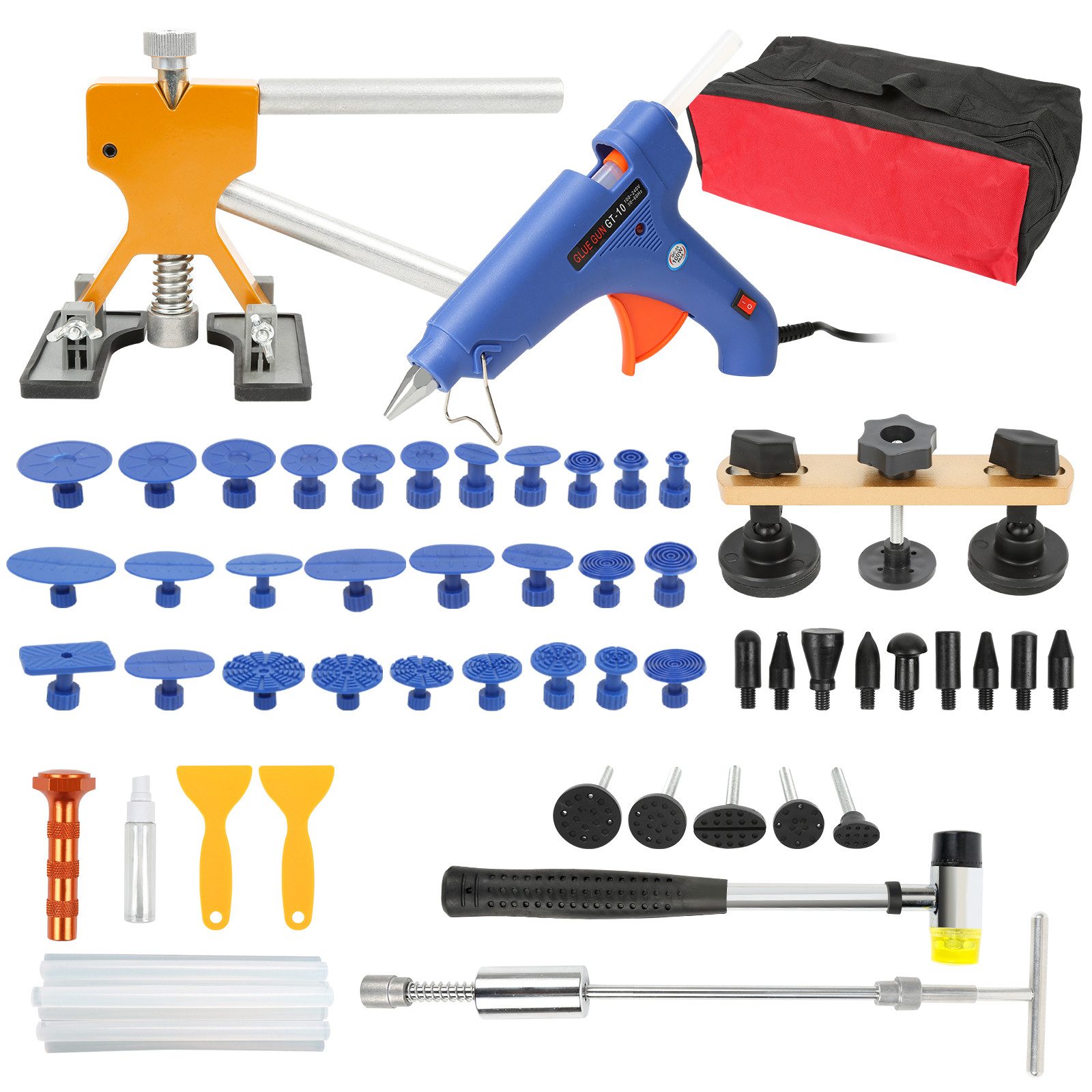 Multitool 57x Ausbeulwerkzeug Auto Beulen Reparatur Set Dellenlifter Ausbeul