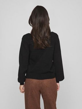 Vila V-Ausschnitt-Pullover VIRIL REV V-NECK L/S TOP - NOOS