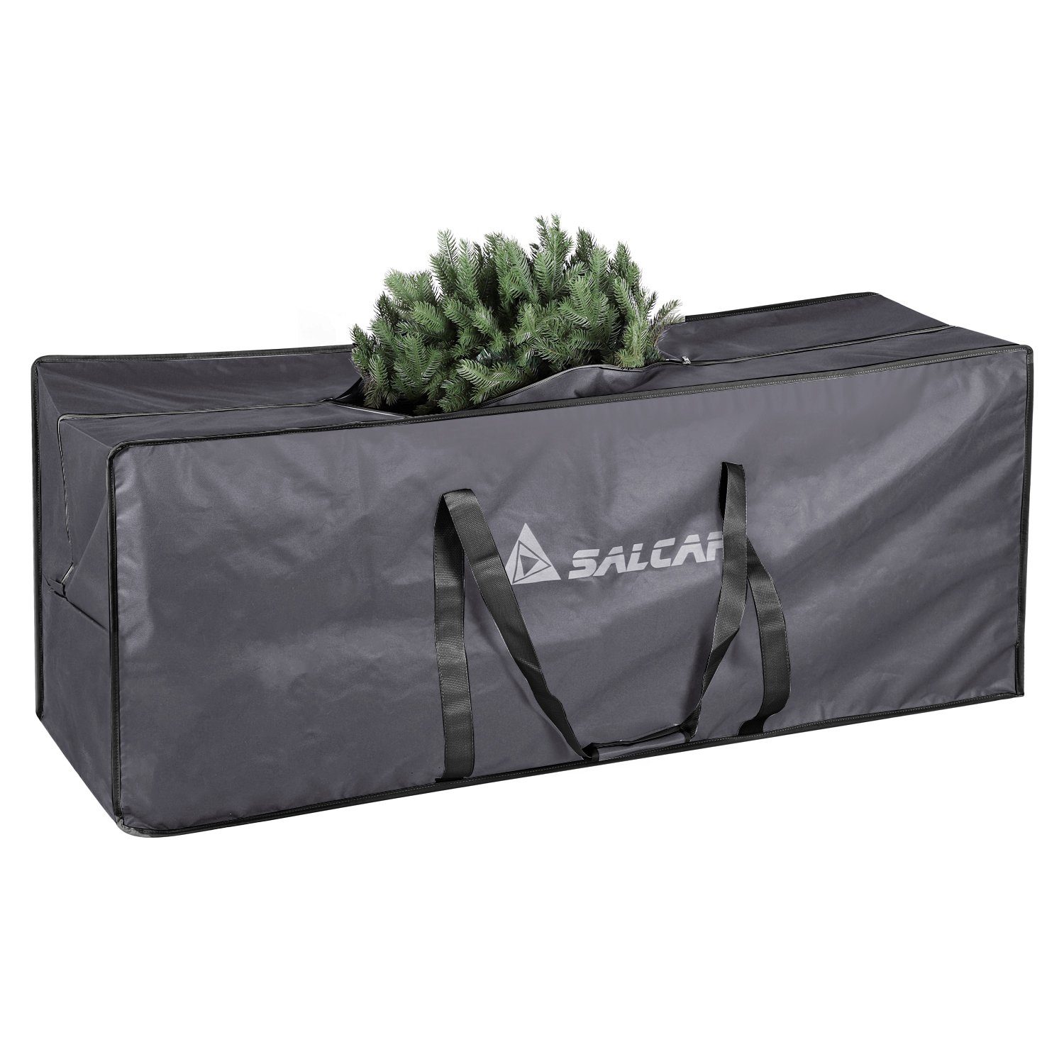 Salcar Künstlicher Weihnachtsbaum Aufbewahrungstasche für Weihnachtsbaum bis zu 240 cm, Transporthülle, 130 x 40 x 50 cm Aufbewahrungstasche, Reißfest, Wasserdicht