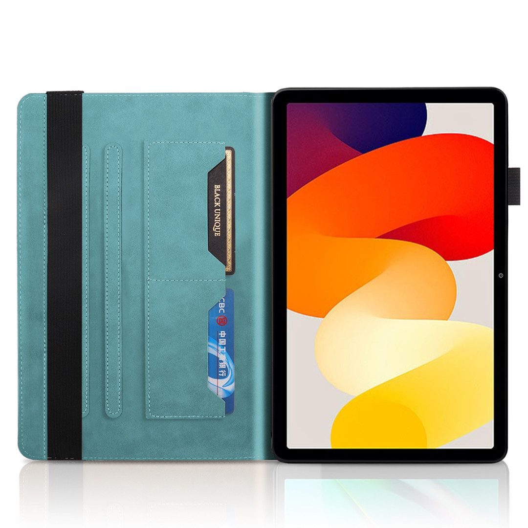 SmartUP Tablet-Hülle für Xiaomi Redmi Pad SE Klapphülle Tasche Smart Cover Slim Case Etui 11 Zoll, integrierte Standfunktion, integrierte Kartenfächer