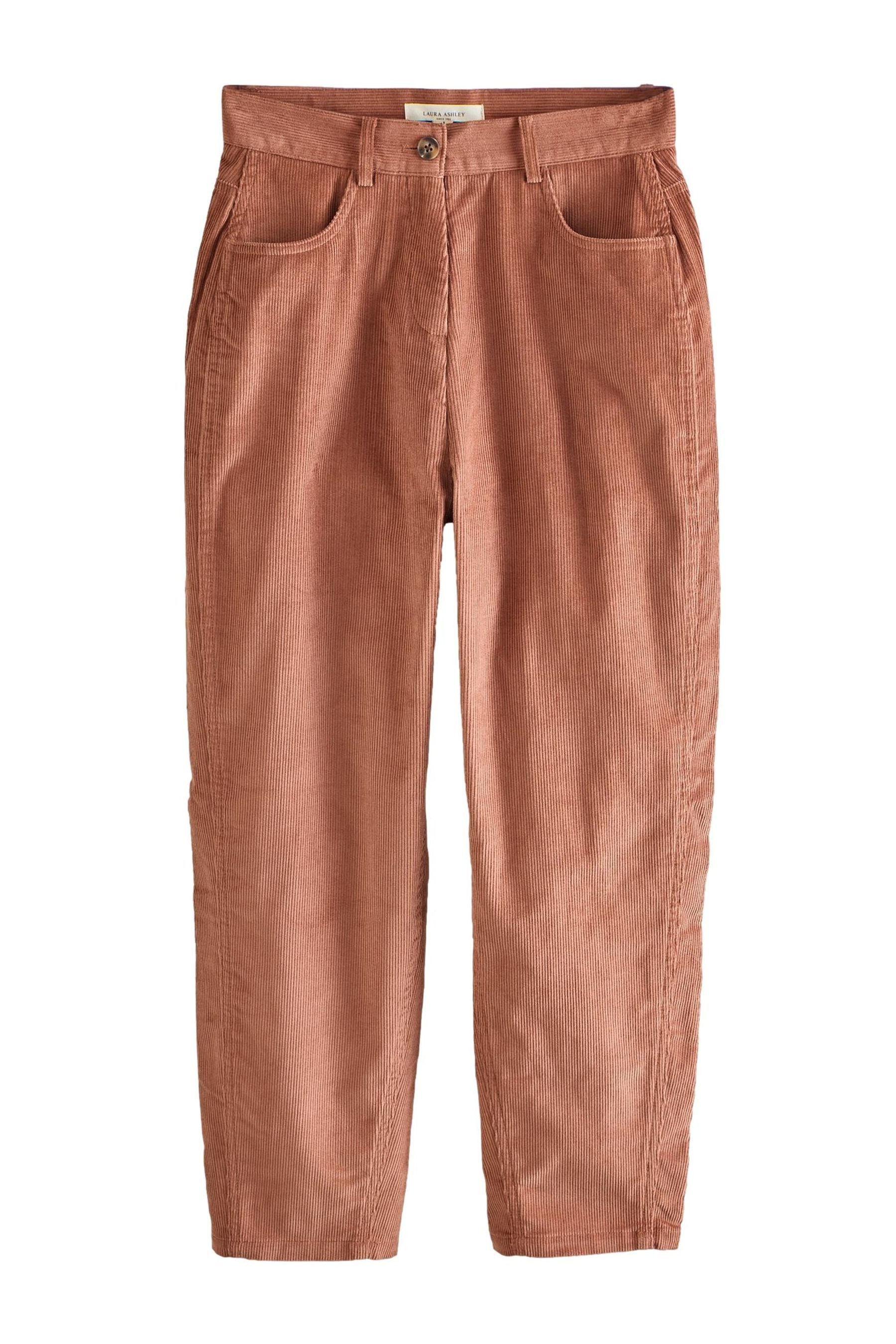 LAURA ASHLEY Cordhose Laura Ashley lässige Cordhose mit Barrel-Bein (1-tlg)