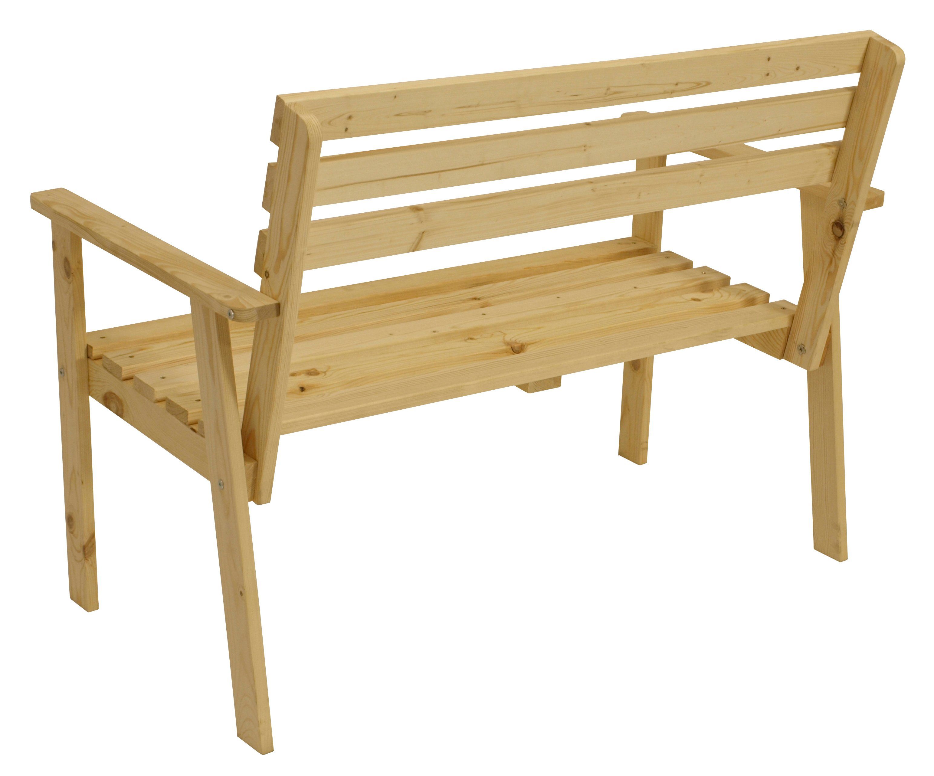 DEGAMO Gartenbank LINDAU (1-St), 2-sitzer 115cm, günstig online kaufen