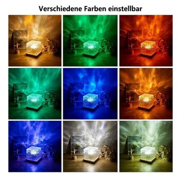 GelldG Projektionslampe Sternenhimmel Projektor,30 Beleuchtungsmodi, 16 Farben LED Nachtlicht