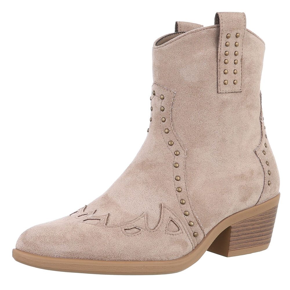 Ital-Design Damen Cowboyboots Western Westernstiefelette (88812571) Blockab günstig online kaufen