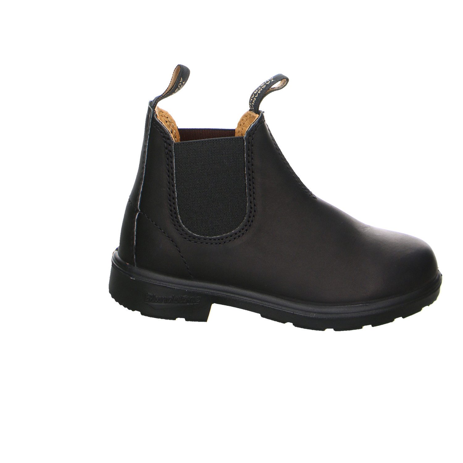 Blundstone Elastic Sided Leder Schnürstiefel Mädchen schwarz Stiefelette
