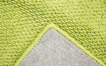 Wollteppich Gabbeh Teppich handgetuftet grün, morgenland, rechteckig, Höhe: 15 mm, Kurzflor