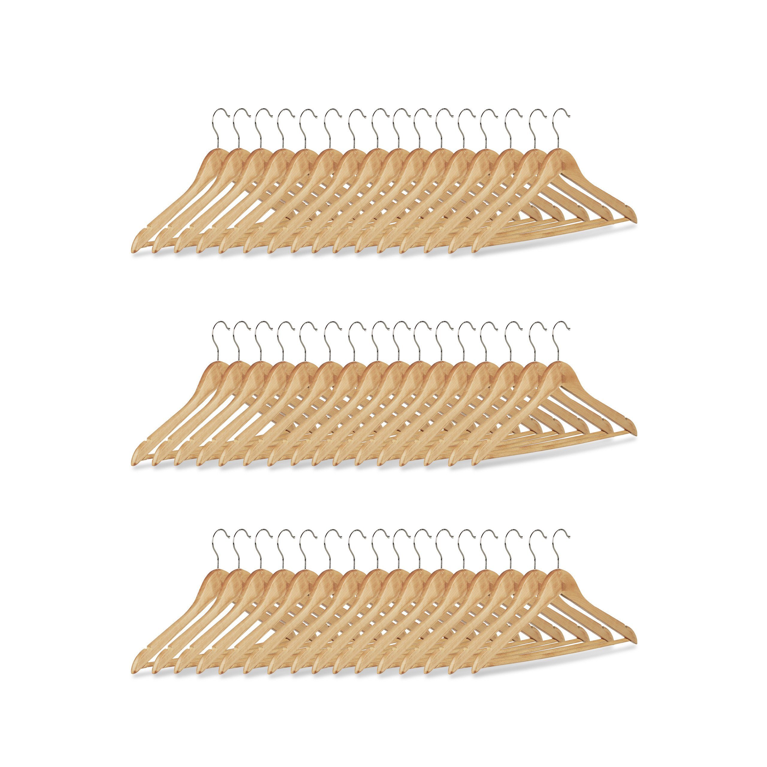 relaxdays Kleiderbügel Set, (48er Set, 48-tlg), 48er Pack günstig online kaufen