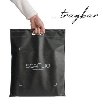 scanlio faltbare Scanbox, SCANLIO Pro Handy Scanner Dokumentenscanner, (Smartphone Scanner)