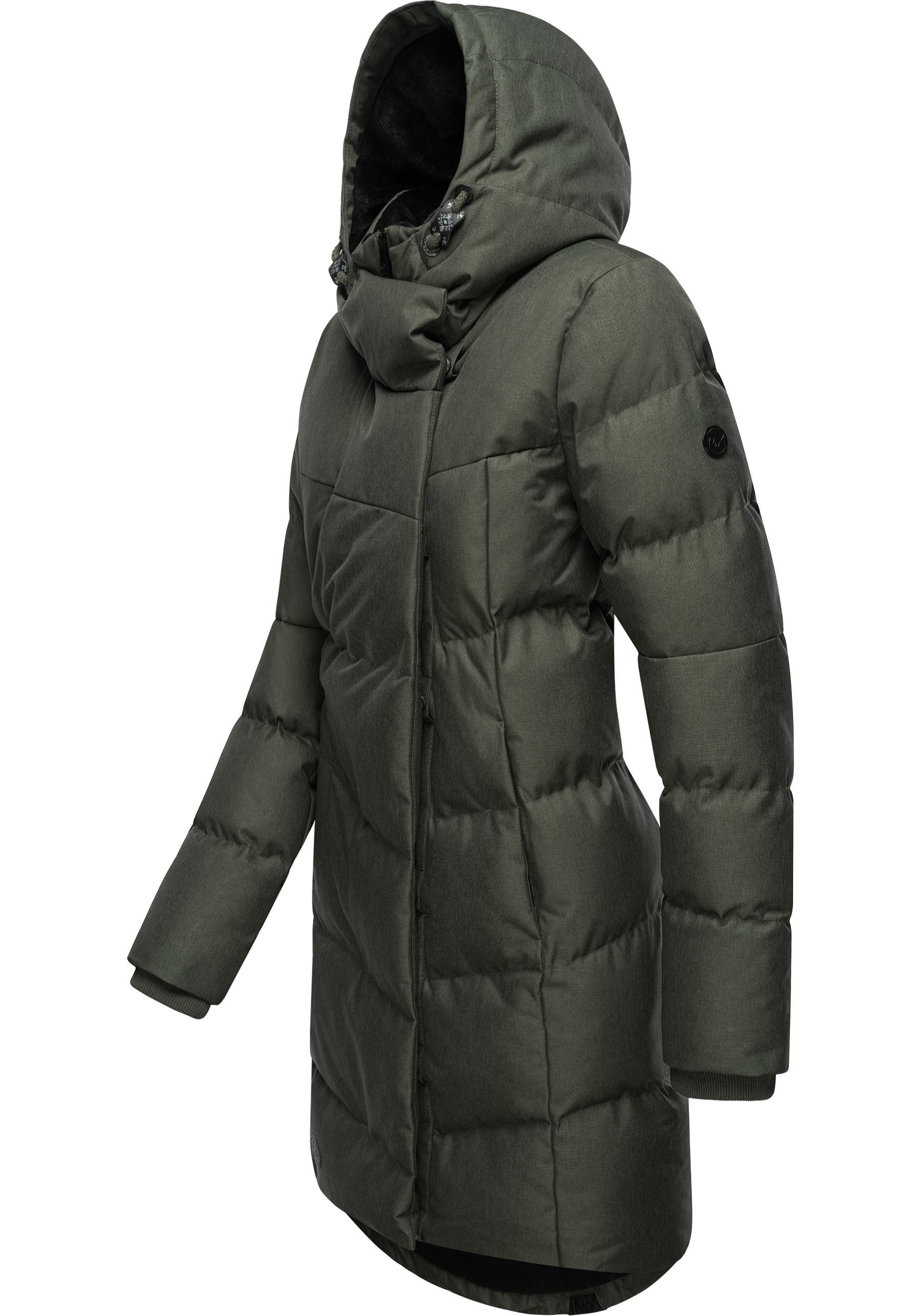 Ragwear Wintermantel Pavla stylischer Winterparka mit Teddyfutter und Kapuz günstig online kaufen