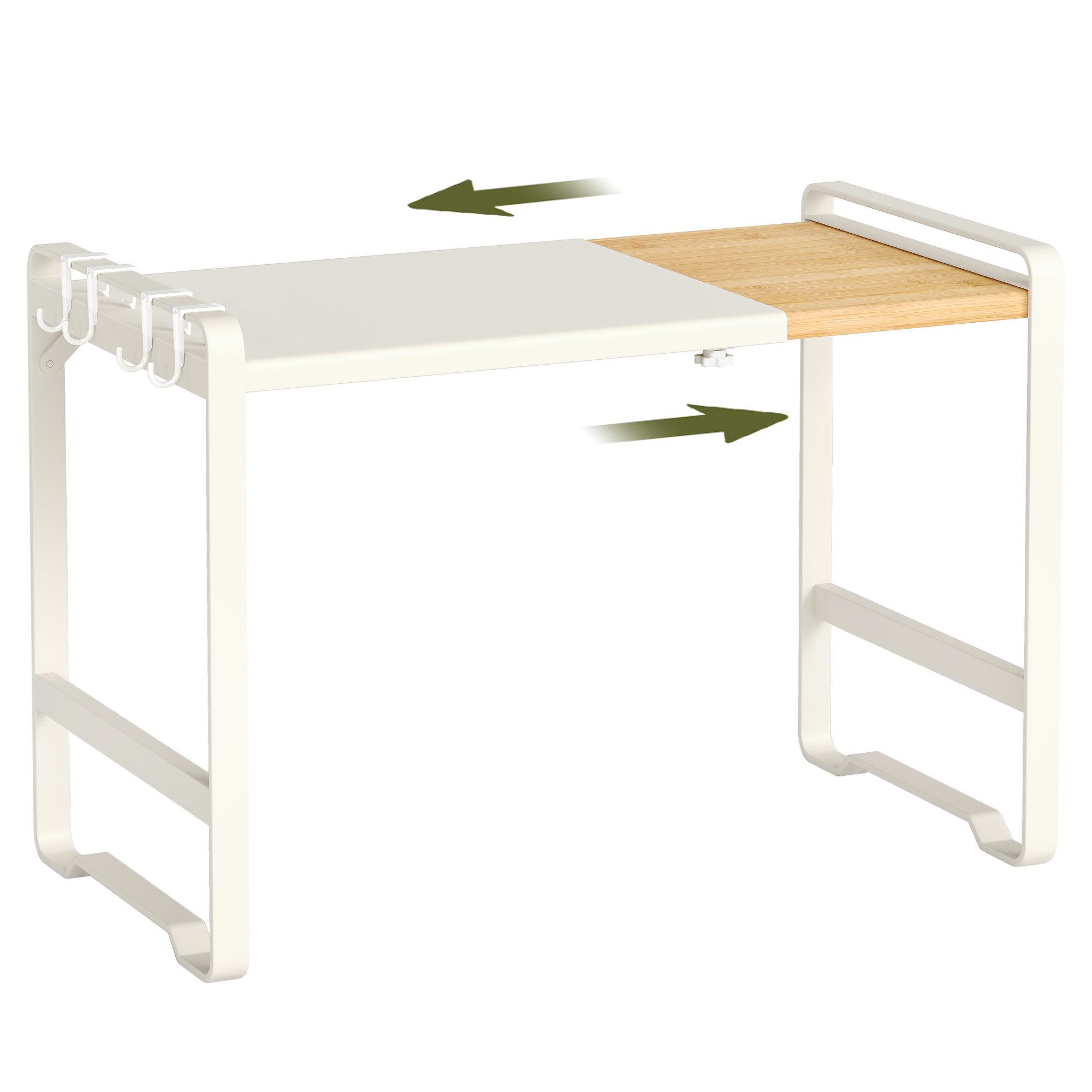 SONGMICS Gewürzregal Erweiterbares Mikrowellen-Regal, Mikrowellenständer, 4 günstig online kaufen