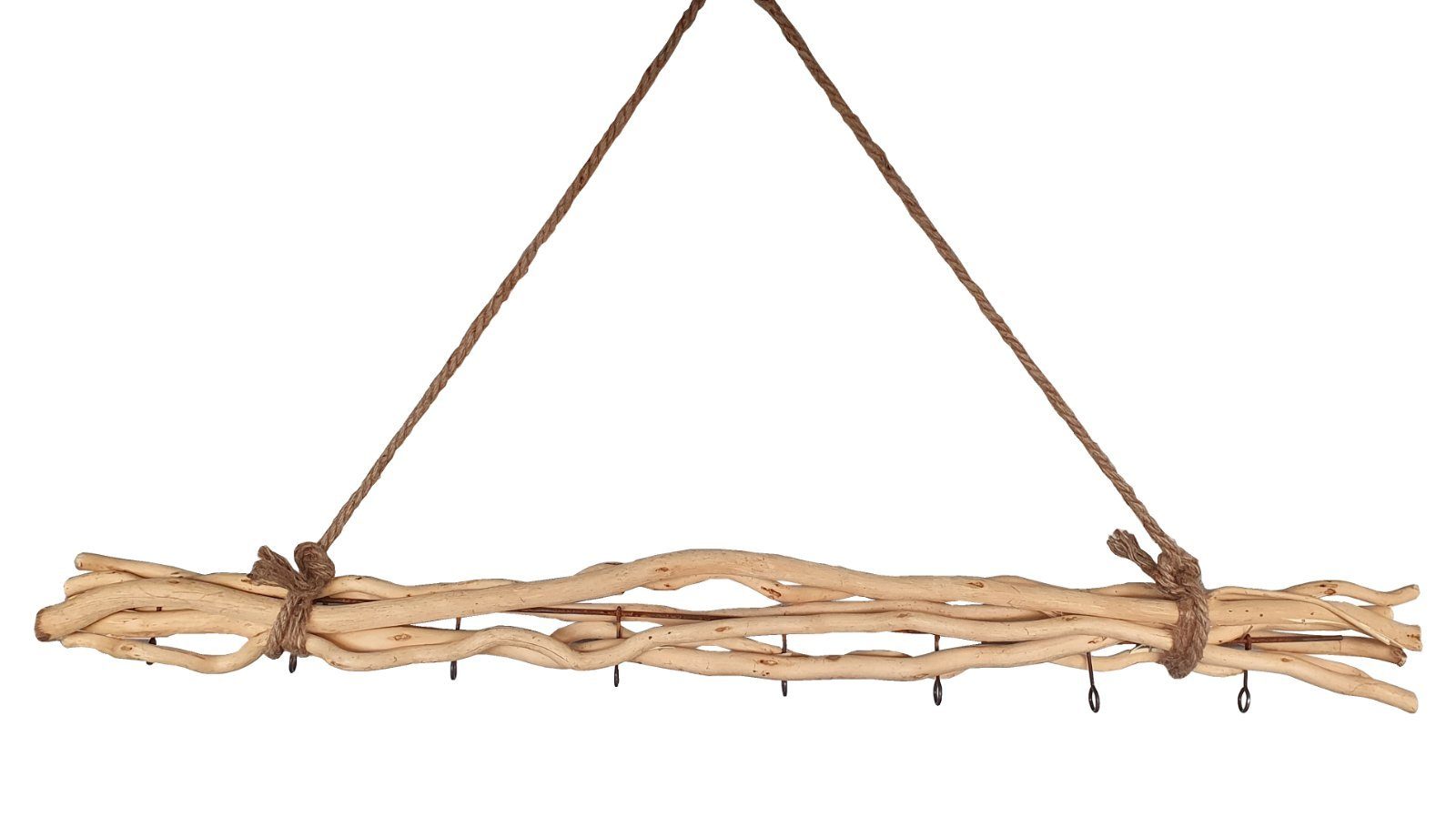 Meinposten Fensterdekoration Dekozweige Holz 8 Haken günstig online kaufen