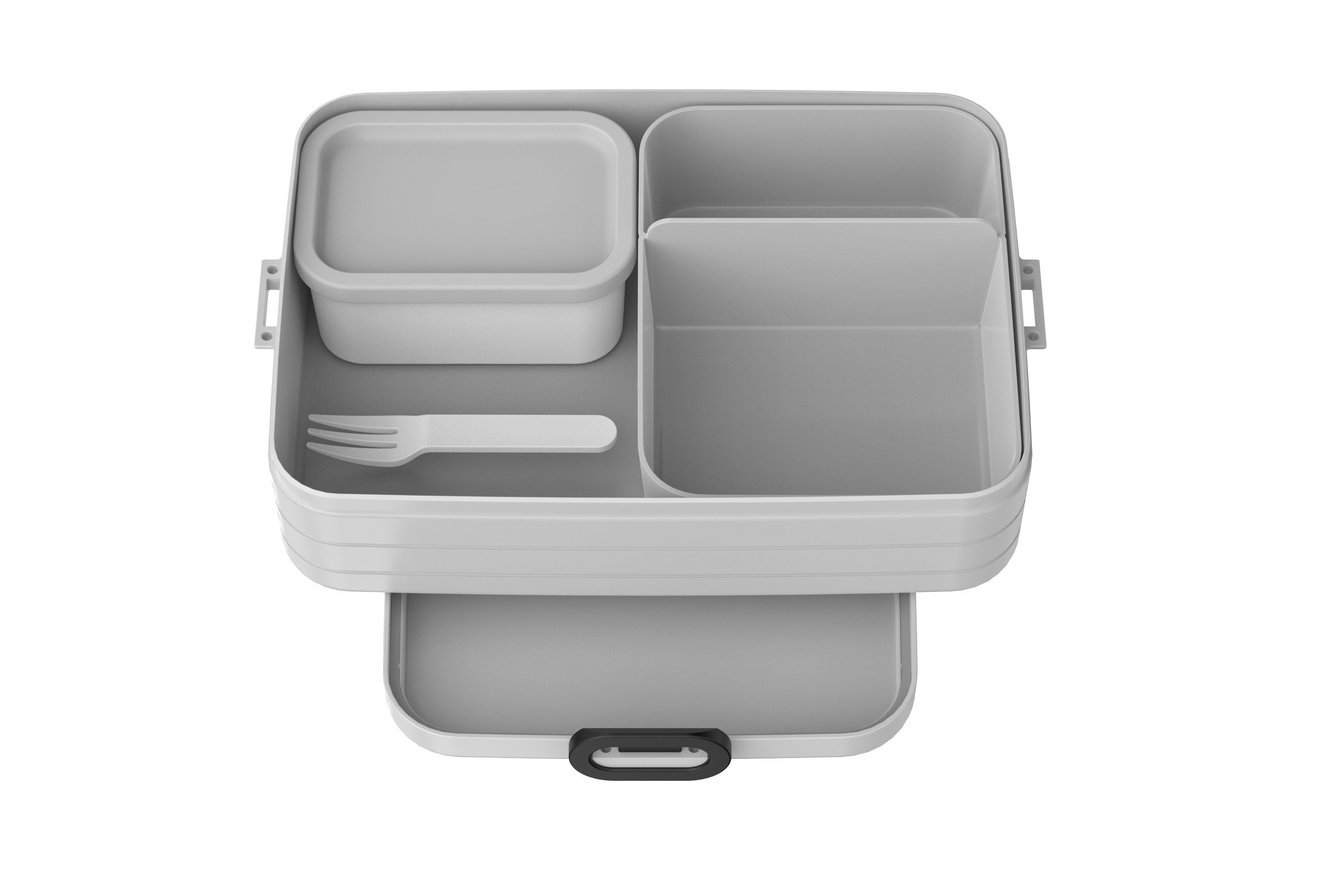 Mepal Lunchbox Bento-Lunchbox Large Take A – Brotdose, Cool Grey - Grau1500 ml, Polypropylen, (inklusive zwei verschiedener Bento-Einsätze), Limited Edition