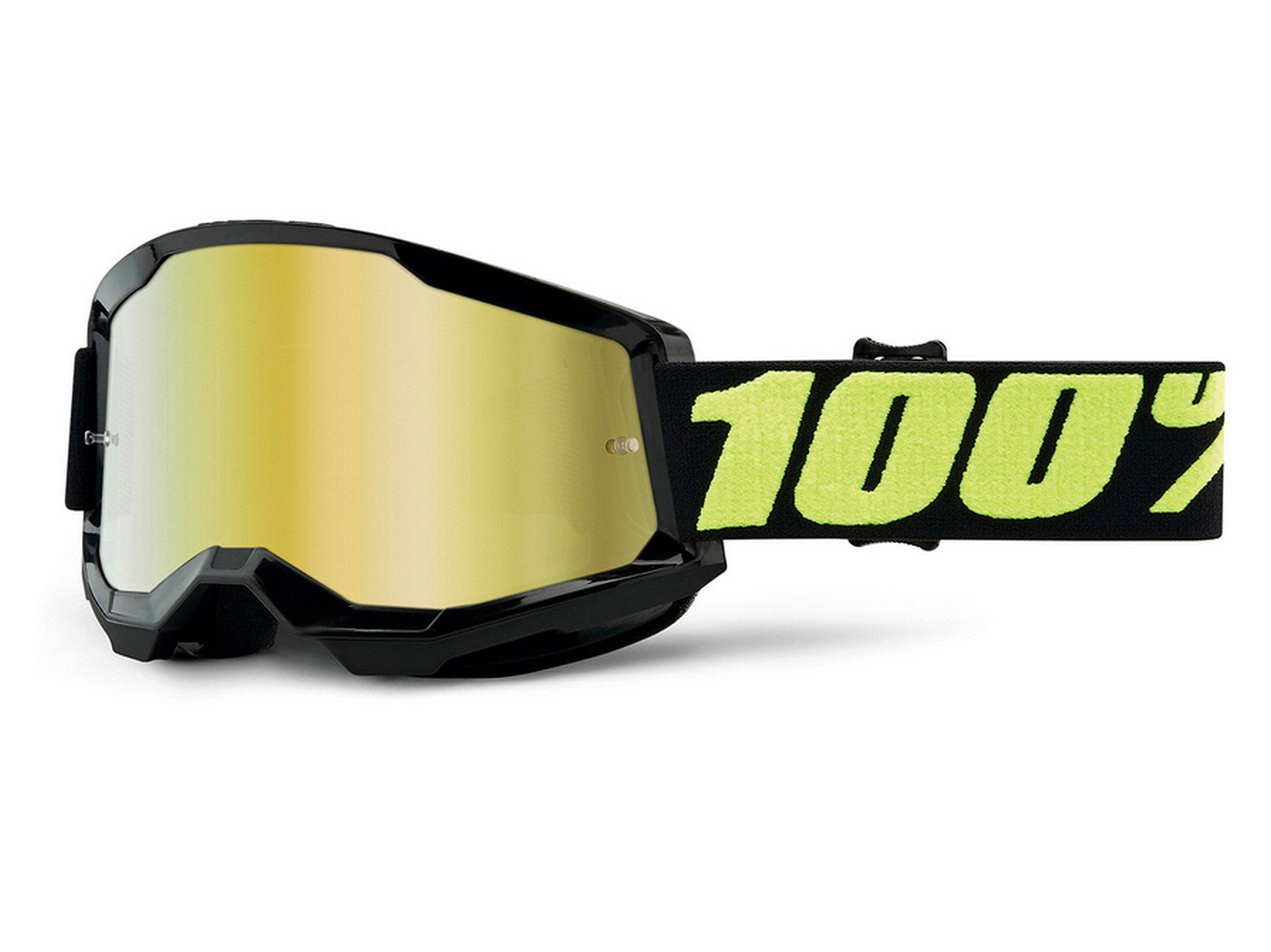 100% Fahrradbrille, MTB-Brille Goggle Strata 2 - Mirror Lens