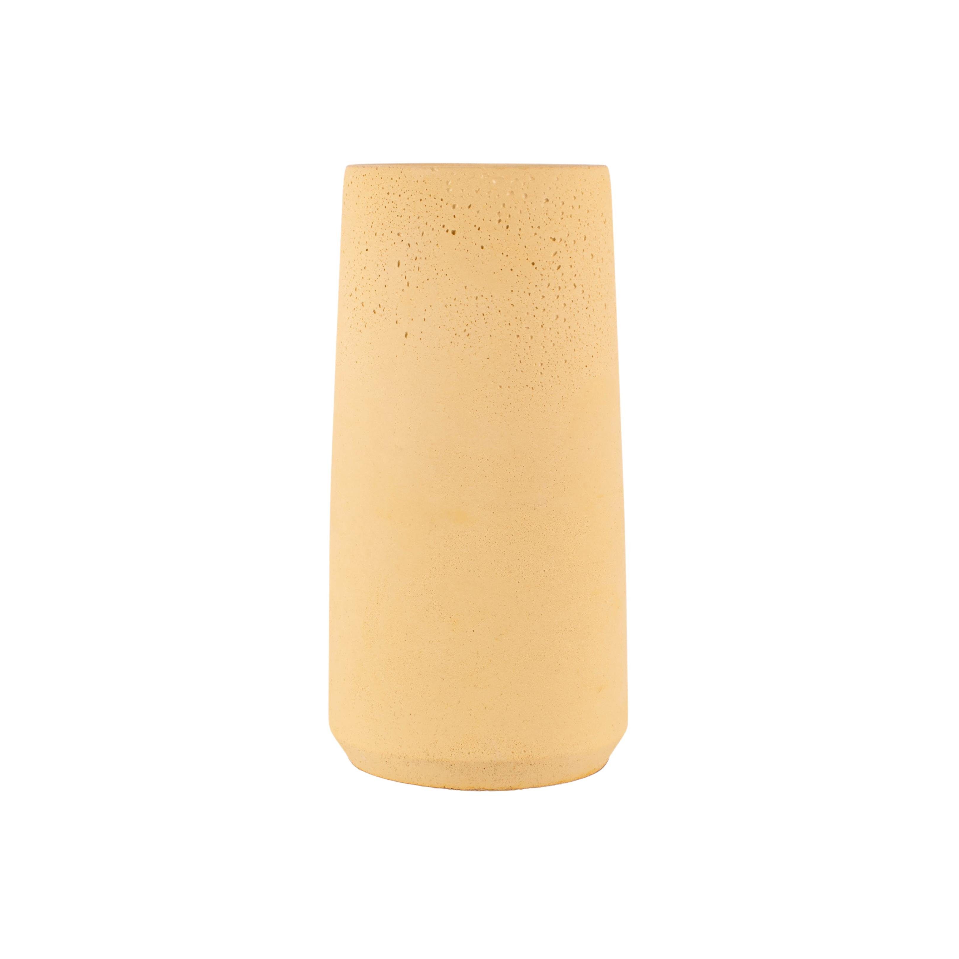 TIVENDIS Dekoschale Vase "kleine Ellie" aus Beton H:20cm