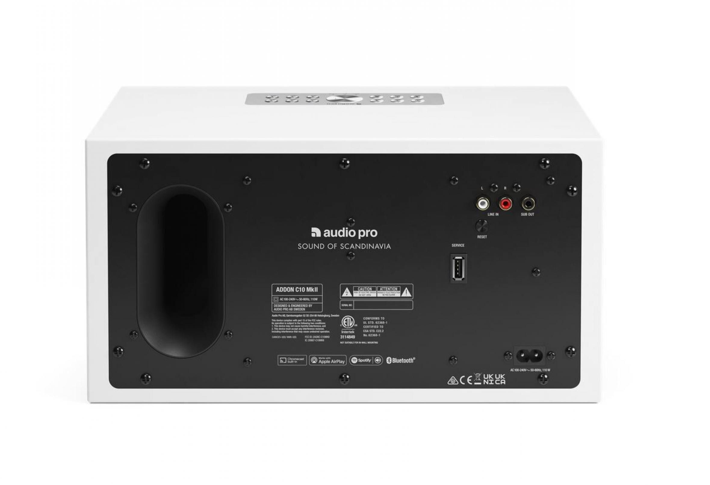 Audio Pro C10 MKII W Lautsprecher Matt Weiß Bluetooth-Lautsprecher