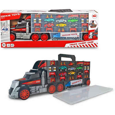 Dickie Toys Spielzeug-Auto »Riesen-Truck mit Spielzeugautos & Zubehör, tragbar«