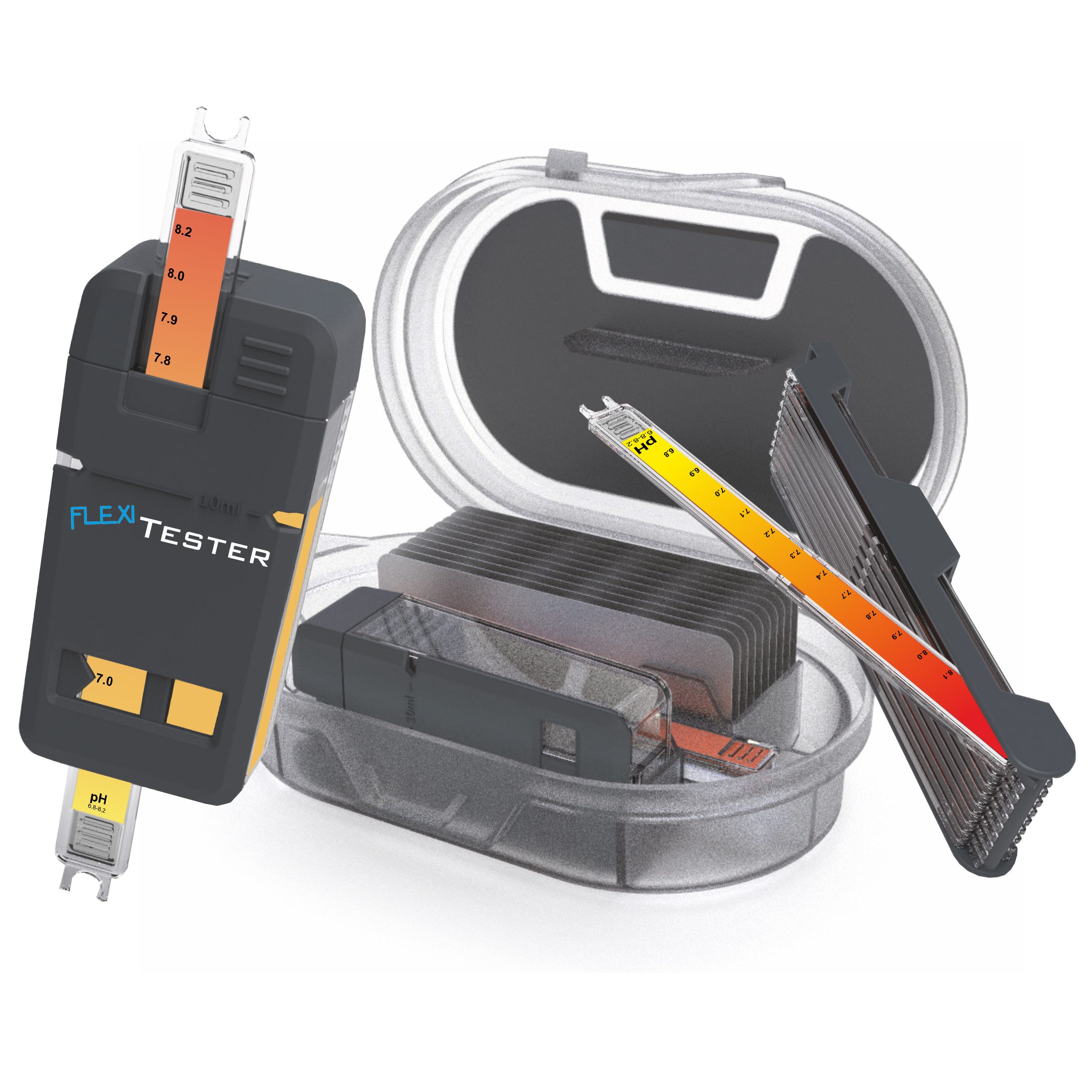 Poolpflege FlexiTester Basis-Set zur Chlor- & pH-Wert Messung