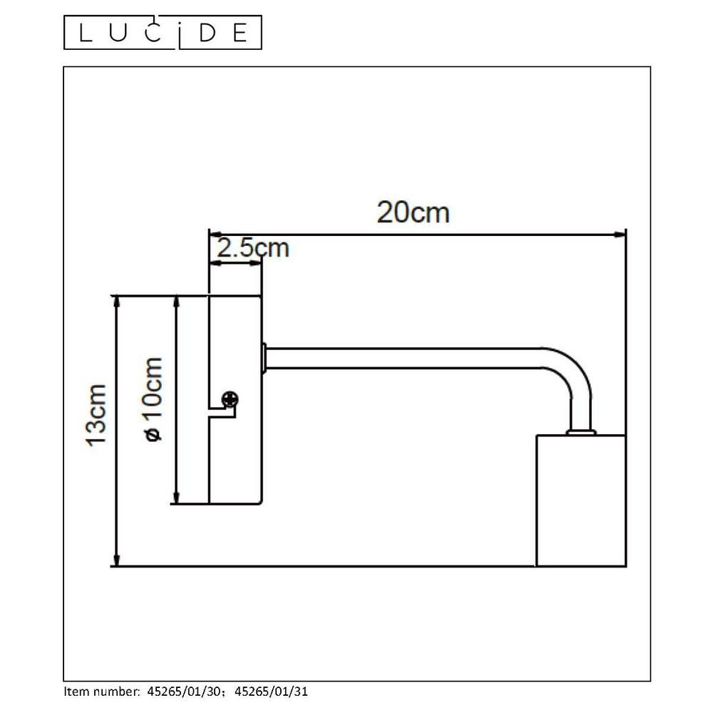 click-licht Wandleuchte Wandleuchte Scott in Leuchtmittel warmweiss, Weiß Wandlicht Angabe, keine E27, Wandlampe, Wandleuchte, enthalten: Nein