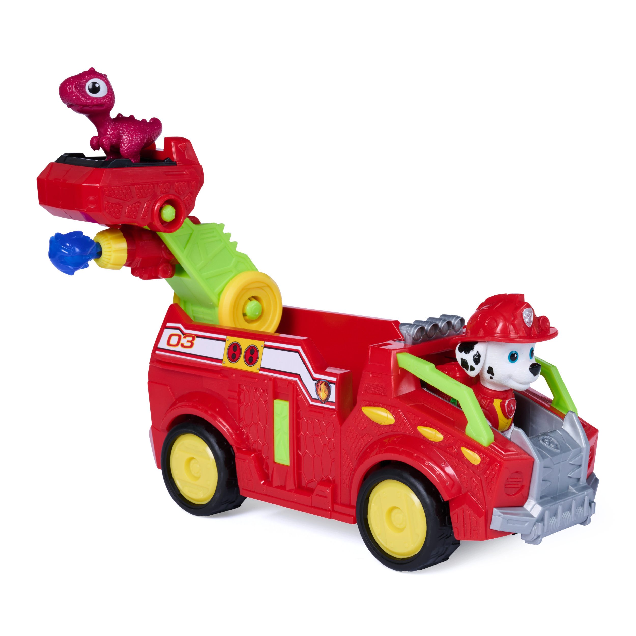 Spin Master Spielzeug-Auto PAW Patrol: Der Dino Film, Marshalls Dino-Feuerwehrauto