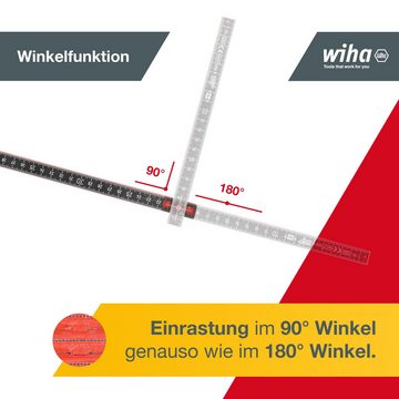 Wiha Zollstock (37067), 2 m, metrische Skala, 10 Glieder