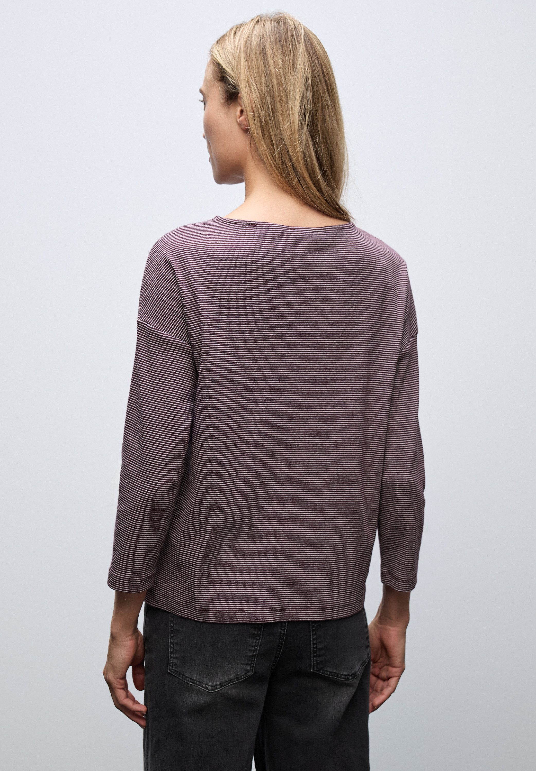 STREET ONE 3/4-Arm-Shirt aus Baumwolle mit günstig online kaufen