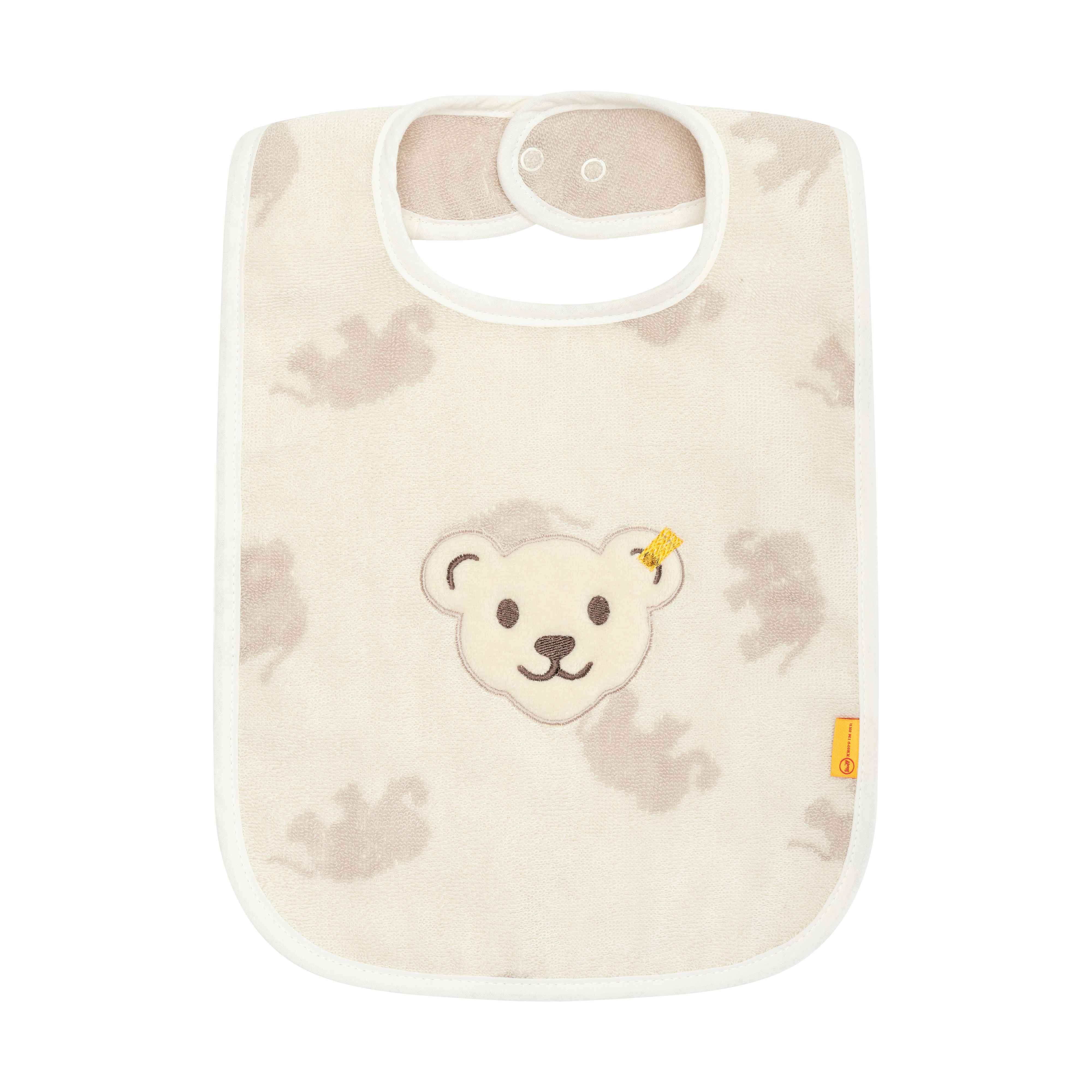 Steiff Lätzchen Steiff Latz Elefanten creme/beige mit Teddykopf