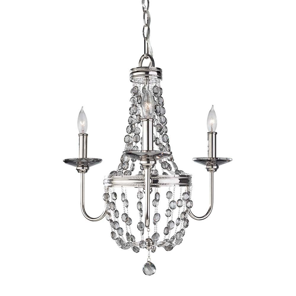 Elstead LIGHTING Люстры, Leuchtmittel nicht inklusive, Люстры Deckenleuchte Pendellampe Nickel D 47 cm
