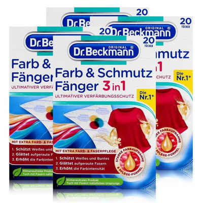 Dr. Beckmann Dr. Beckmann Farb & Schmutz Fänger mit Farbfang-Molekülen 20 Tücher (4 Reinigungstücher