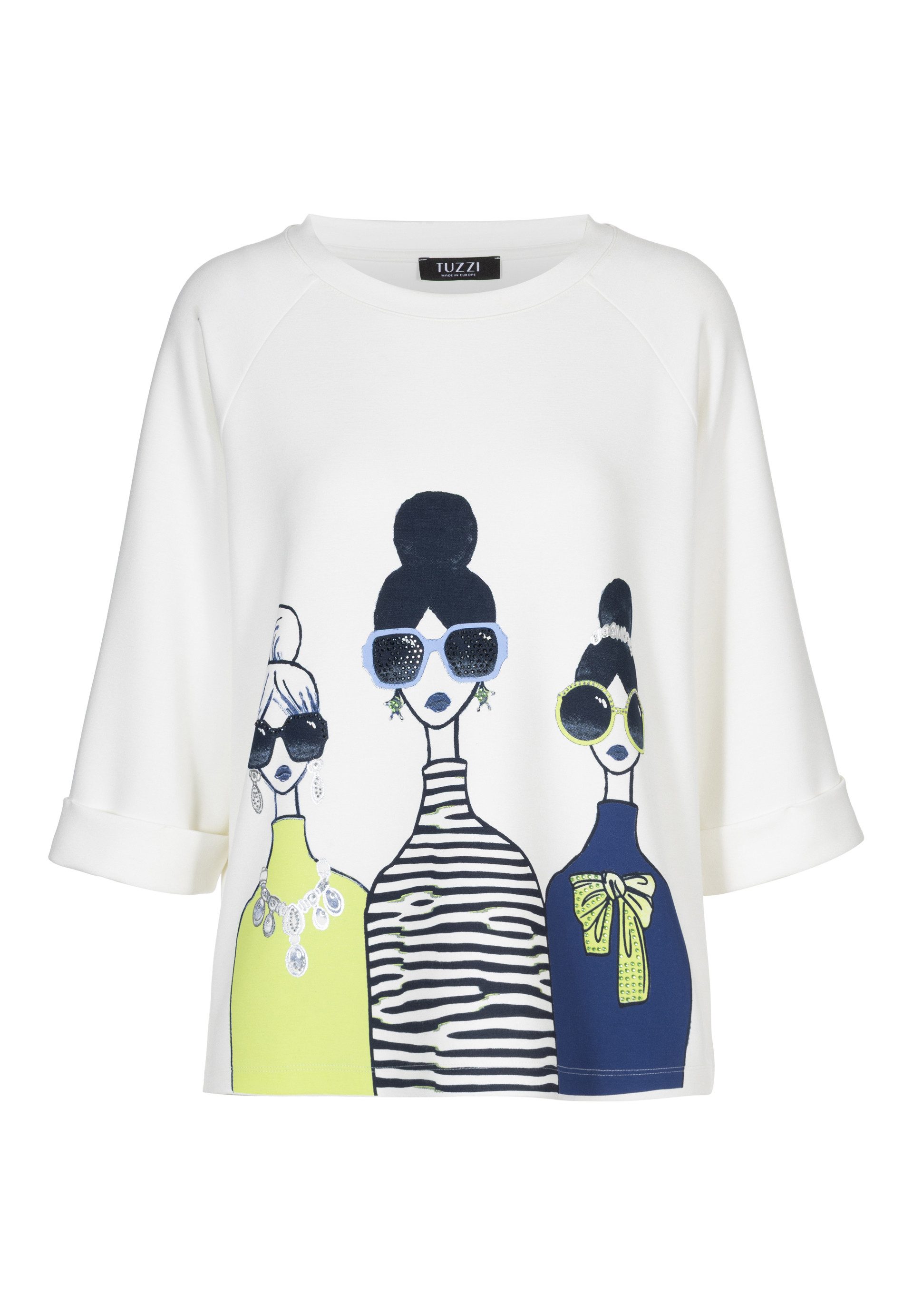 TUZZI T-Shirt mit Figurenprint