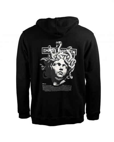 EMPIRE-THIRTEEN Hoodie EMPIRE HOODIE "MEDUSA" MEDUSA Print auf dem Rücken