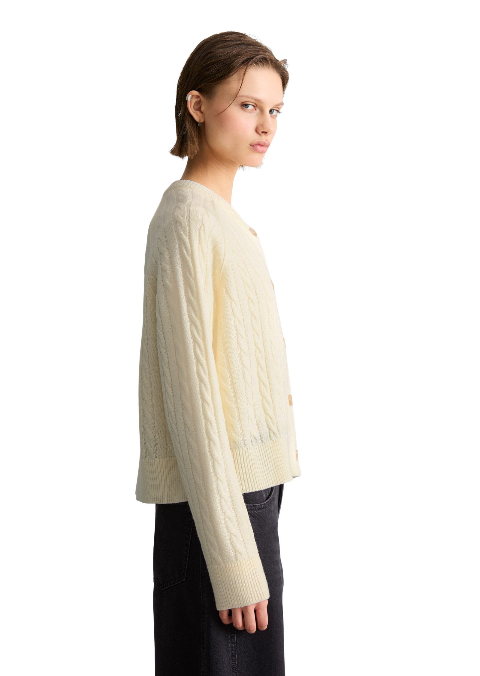 Marc O'Polo DENIM Cardigan aus Schurwoll-Mix