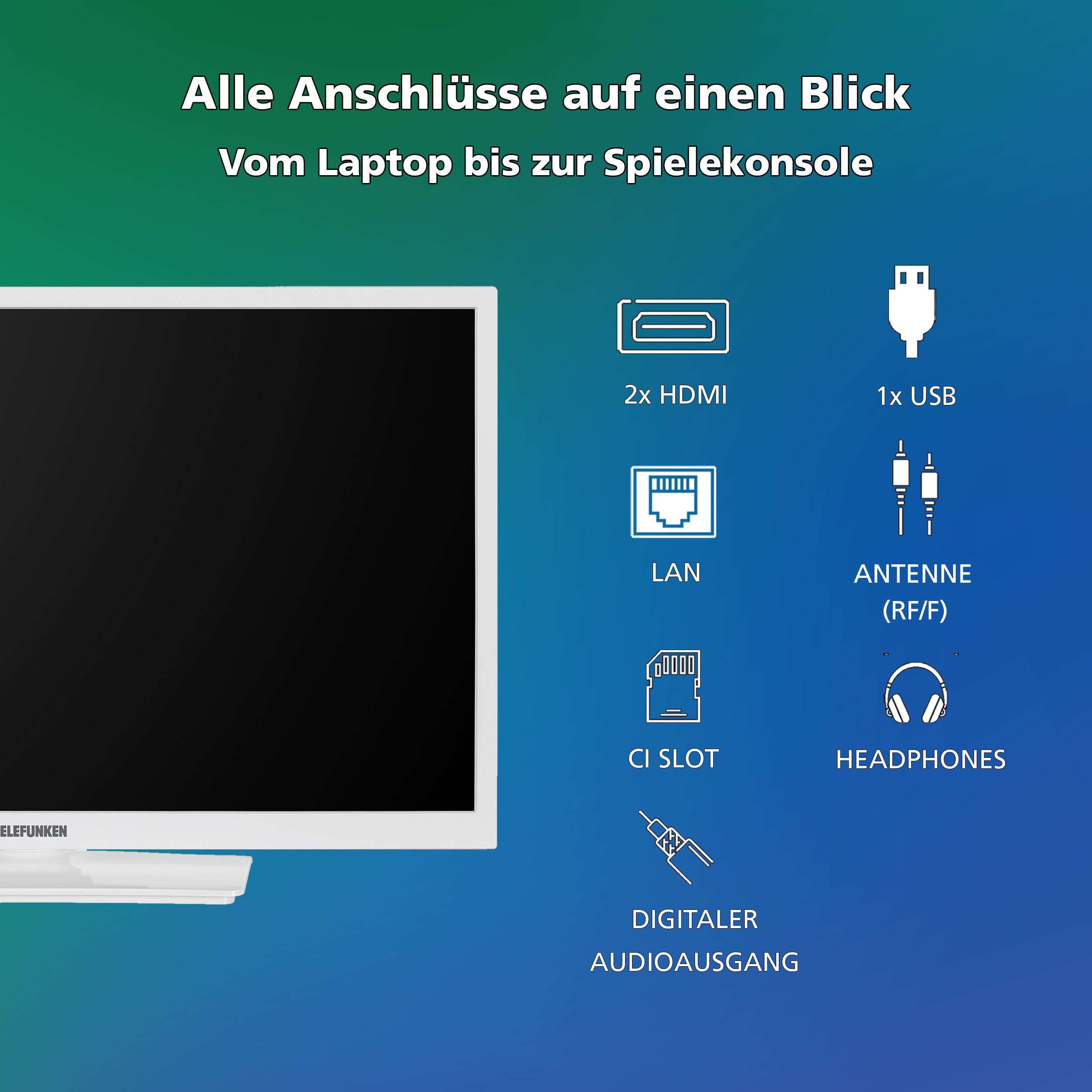 Telefunken XH24VP550M-W LCD-LED Fernsehe...