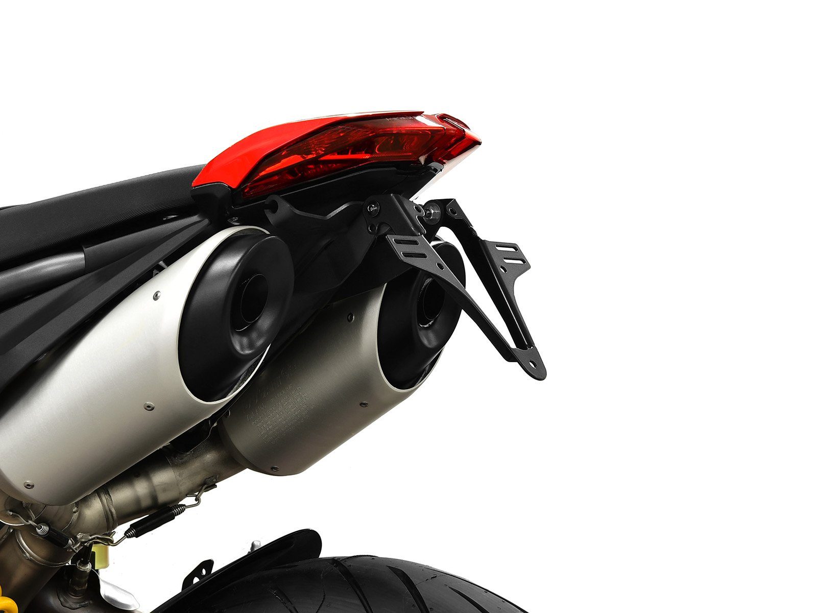ZIEGER Kennzeichenhalter Basic Kennzeichenhalter kompatibel mit Ducati Hypermotard 950