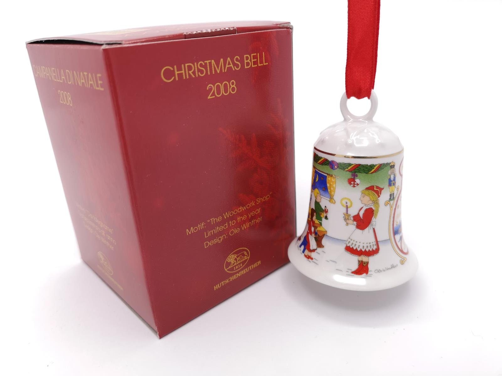 2008 Glocke Hutschenreuther - Christbaumschmuck 2008 OVP in