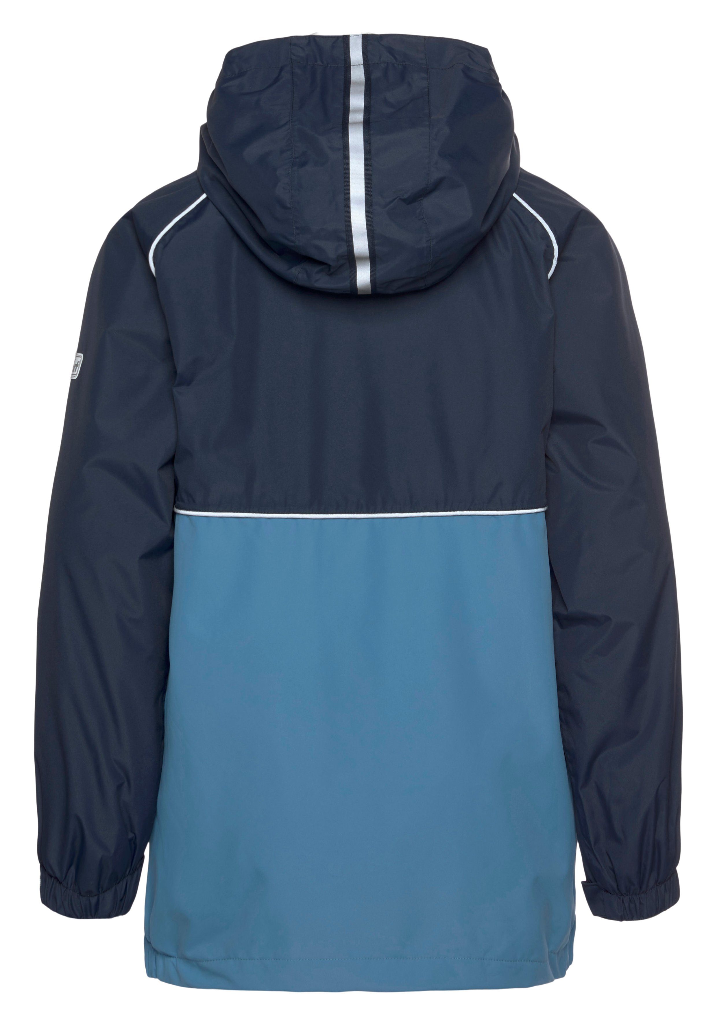 Scout 3-in-1-Funktionsjacke ALL Funktionsjacke (2-St) Strickfleecejacke marine-blau WEATHER mit