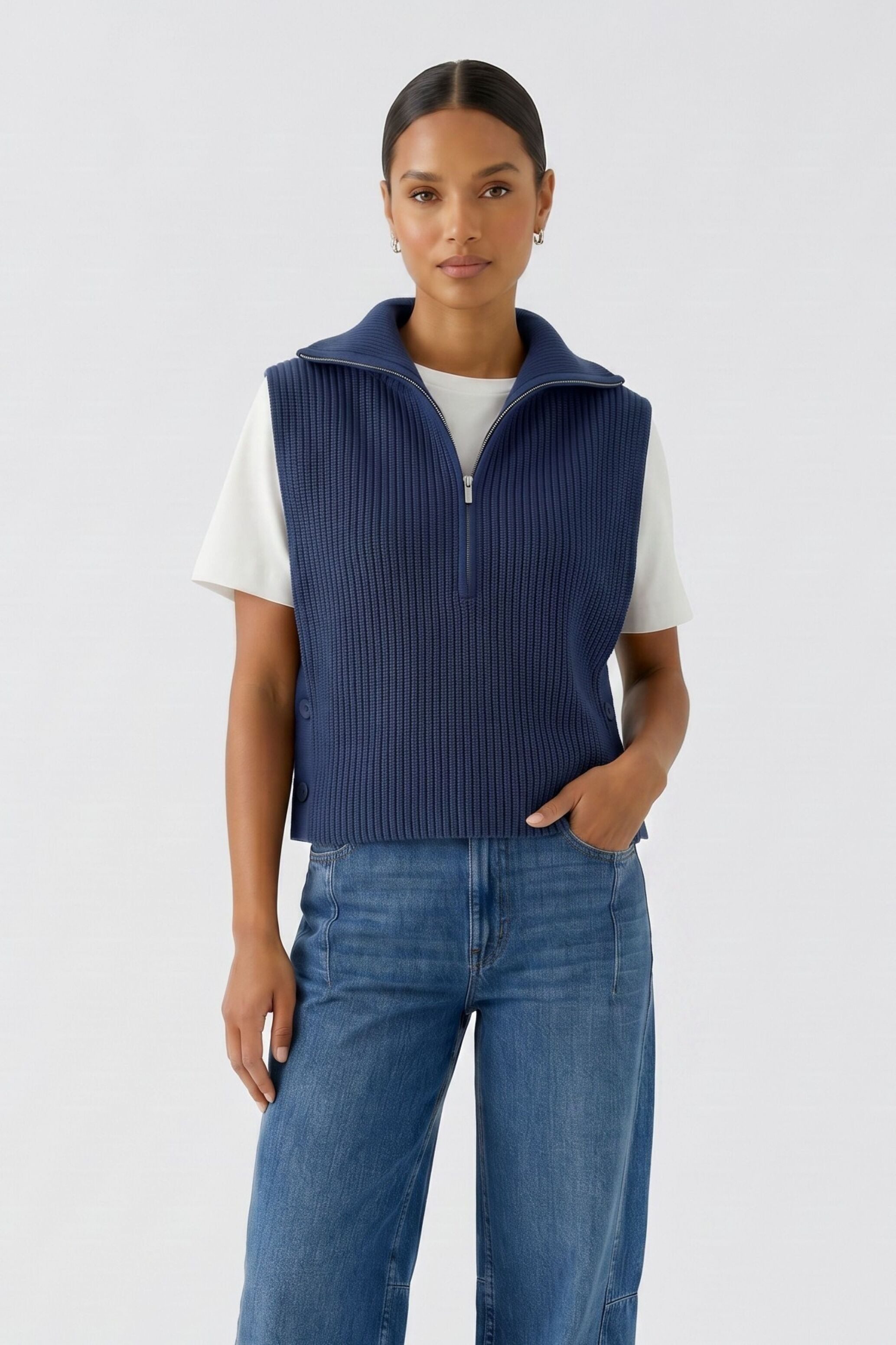 Oui Rollkragenpullover
