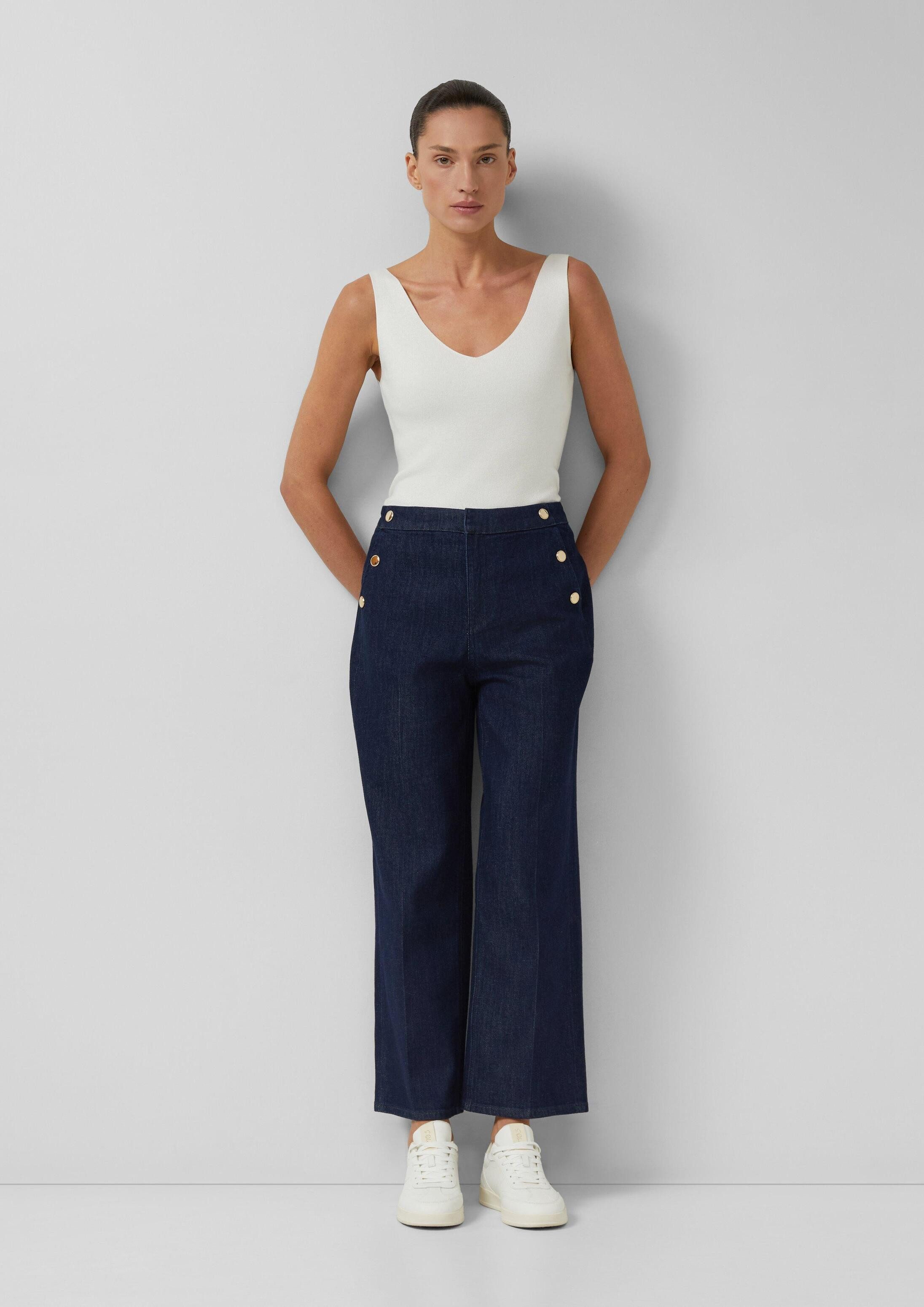 Weite Jeans Jeans-Hose