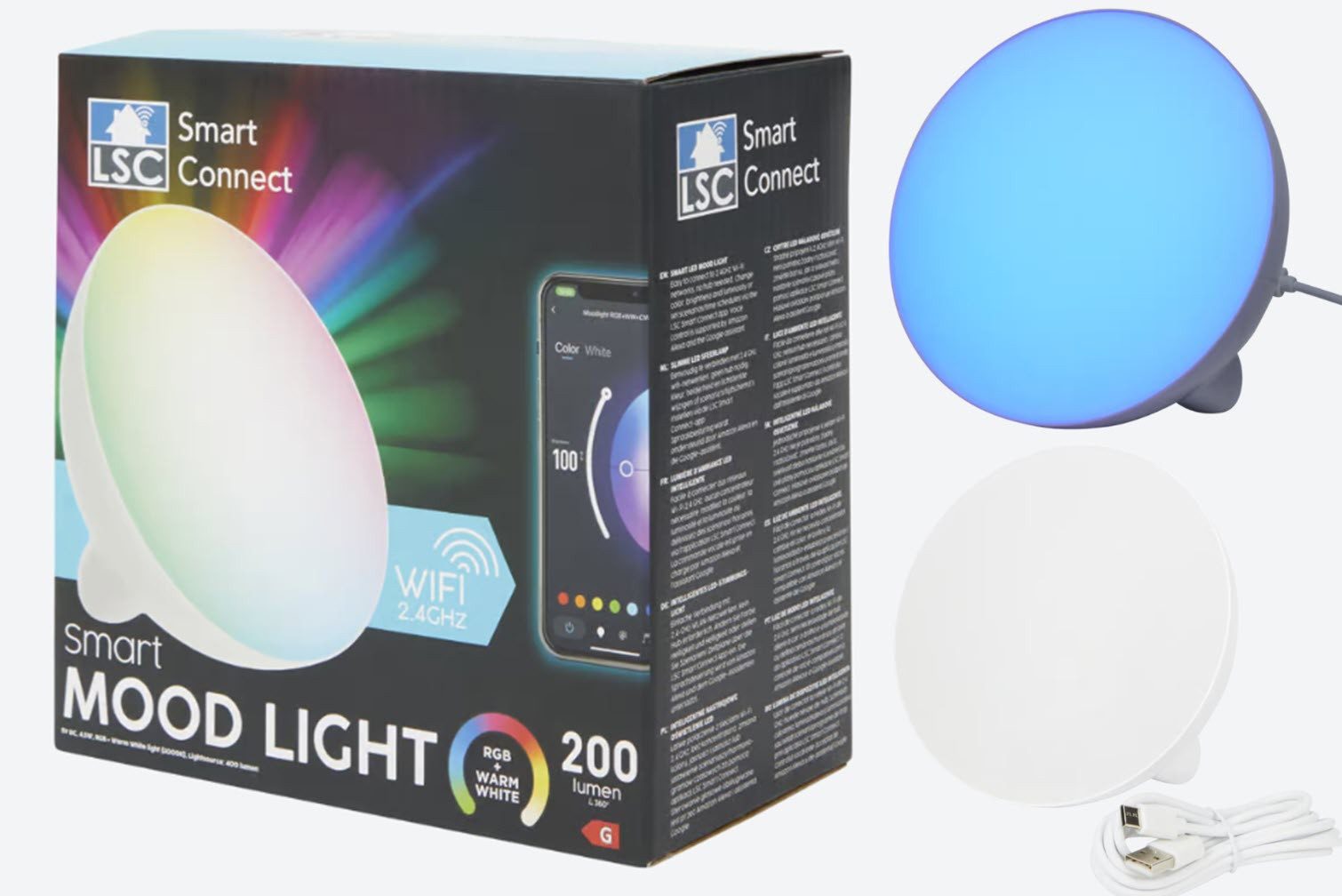 ZD Trading LSC Smart Stimmungslicht LED Smarte Lampe, smarte Leuchte