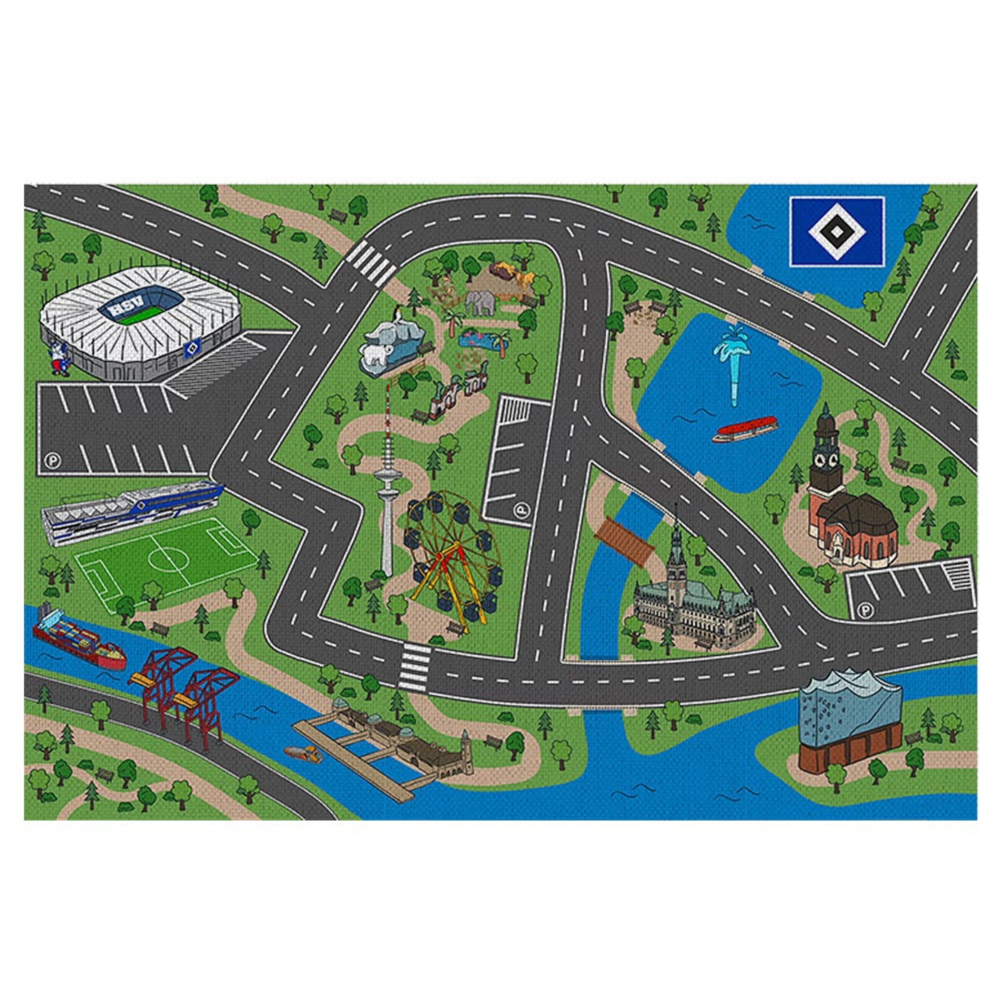 HSV Kinderteppich HSV Spielteppich "Hamburger SV"